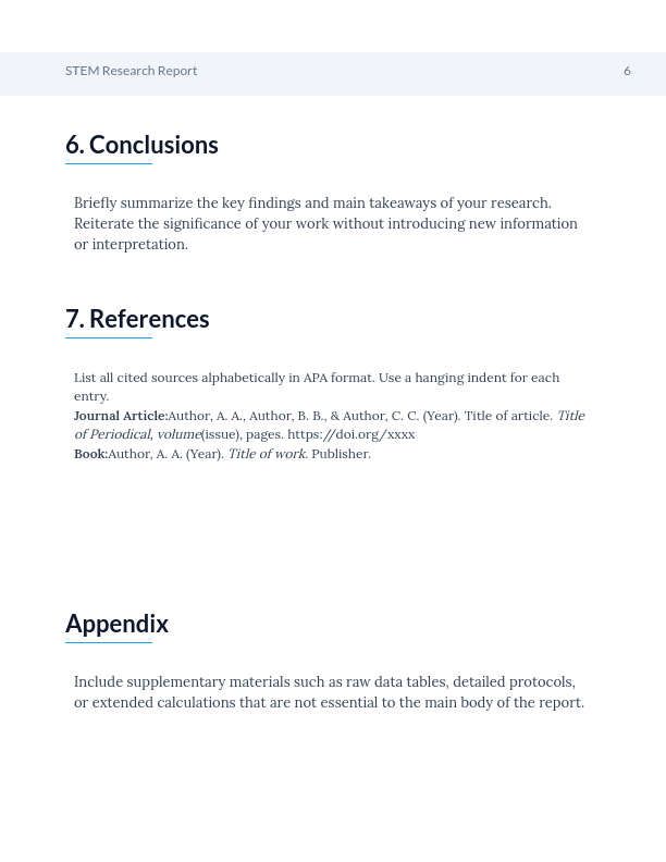 Undergraduate STEM Research Methods Report