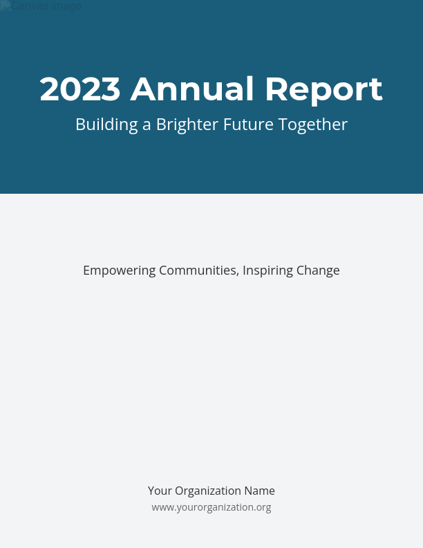 Nonprofit Annual Impact Report