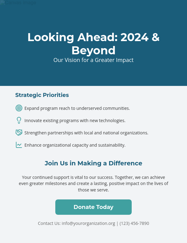 Nonprofit Annual Impact Report