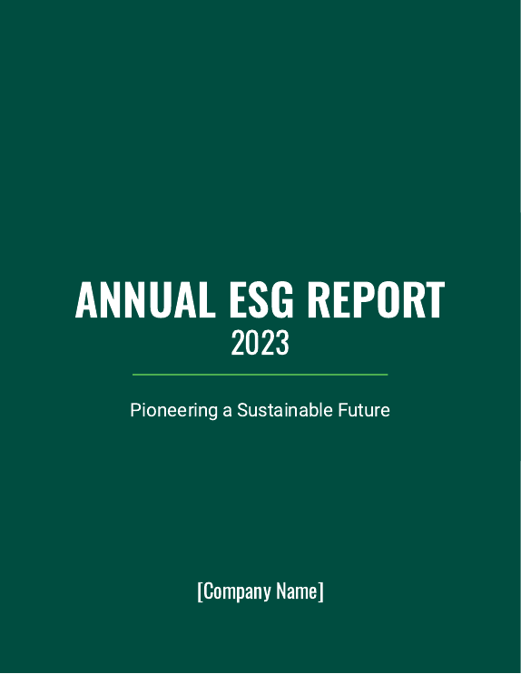 Annual ESG Report for Mid-Size Firms