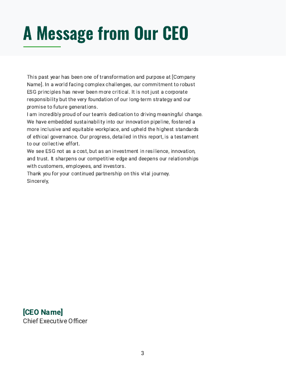 Annual ESG Report for Mid-Size Firms
