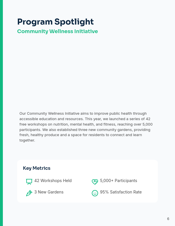 Annual Sustainability & Impact Report