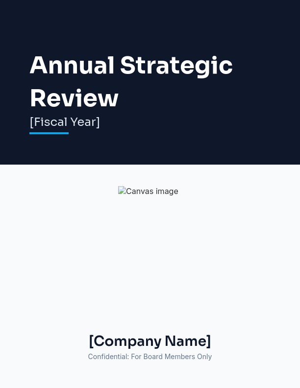 Annual Strategic Review for Boards