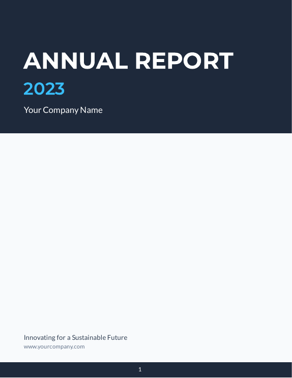 Annual ESG & Financial Report for SMEs
