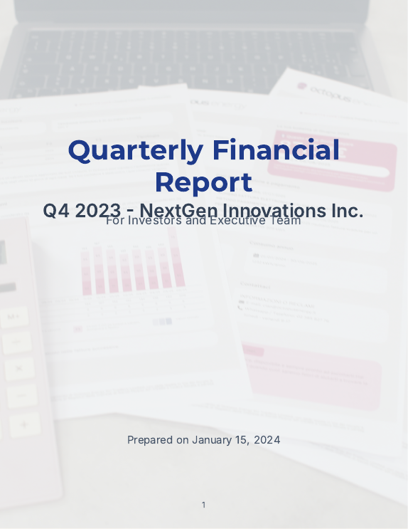 Quarterly Financial Performance Summary