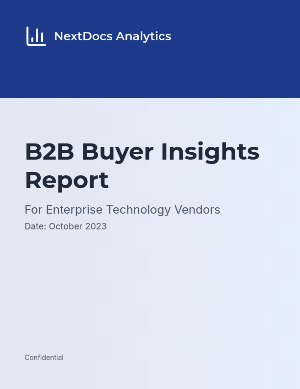 B2B Buyer Insights for Enterprise Tech