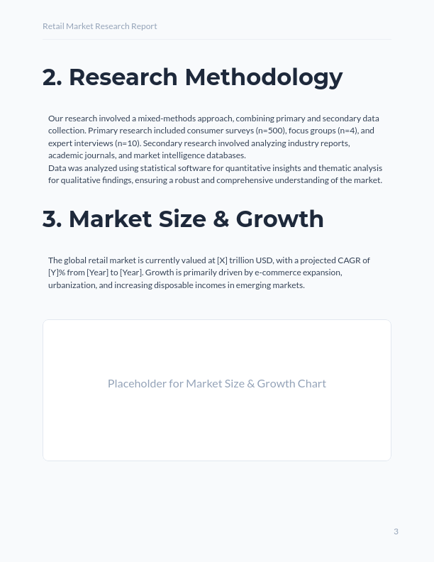 Retail Consumer Trends & Competitor Insights
