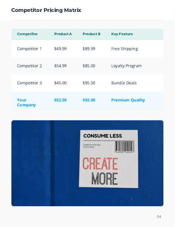 E-commerce Consumer Insights & Pricing Brief