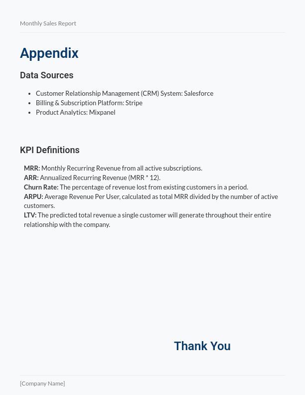 Monthly Customer Cohort Sales Insights