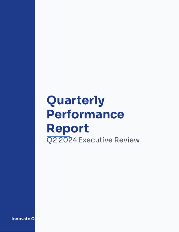 Quarterly Financial & KPI Report for Execs