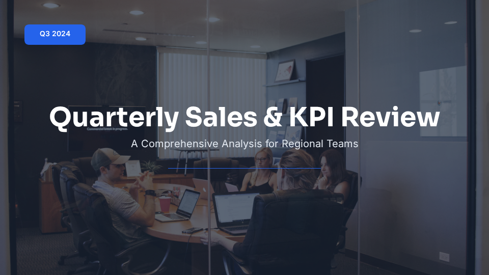 Quarterly Sales & KPI Review for Regional Teams