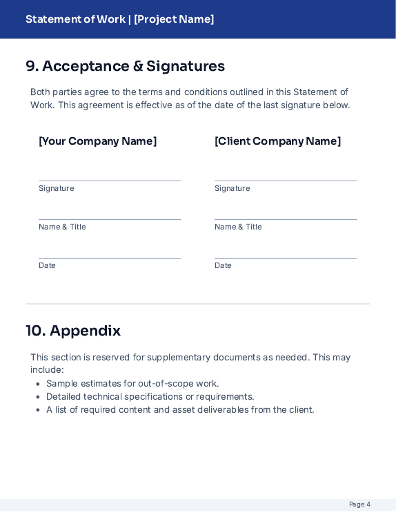 Design SOW for Creative Agencies & Freelancers