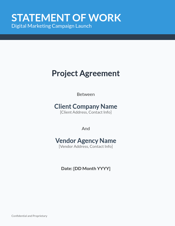 Marketing SOW — Digital Campaign Launch