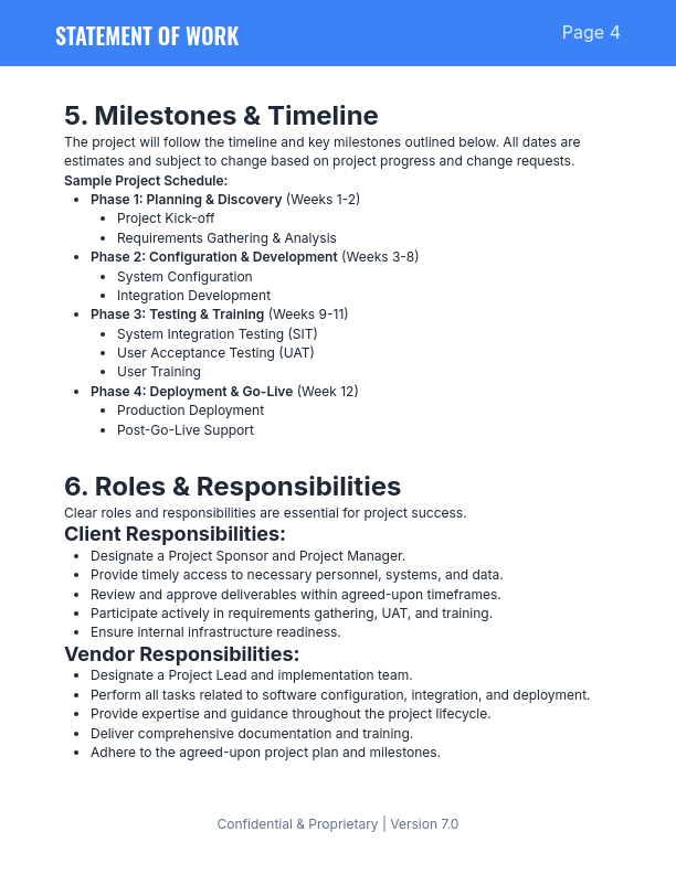 SOW v7 - Software Implementation for SMBs