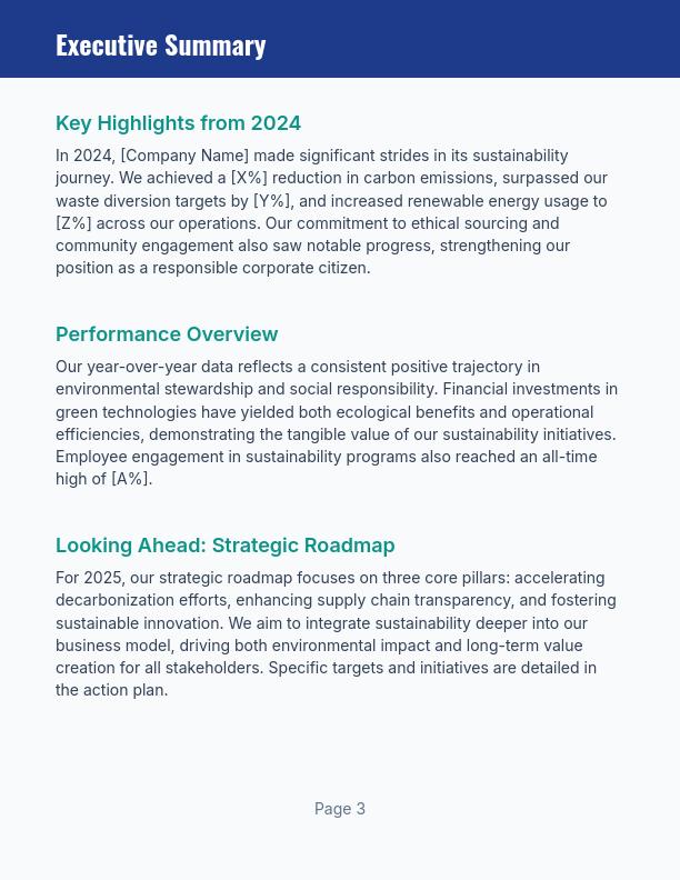 Annual Sustainability Whitepaper: Key Insights