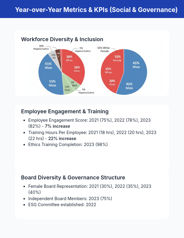 Annual ESG Impact Report for Investors