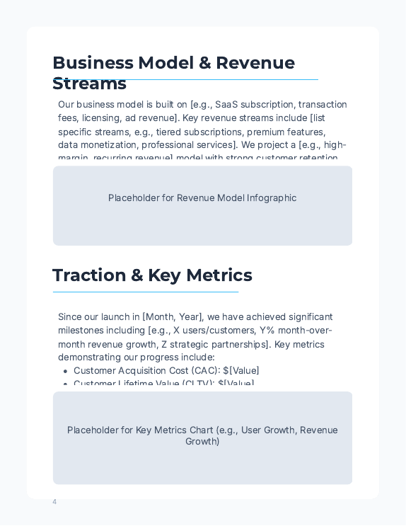 Investor-Ready Company Overview