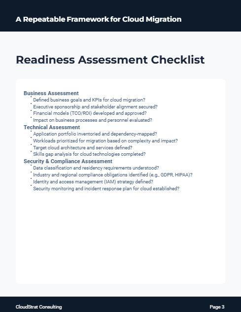 Enterprise Cloud Migration Strategy Guide