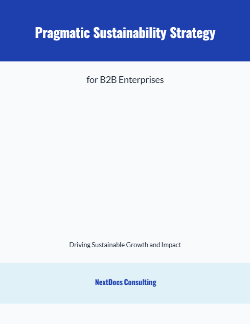 Enterprise B2B Sustainability Playbook