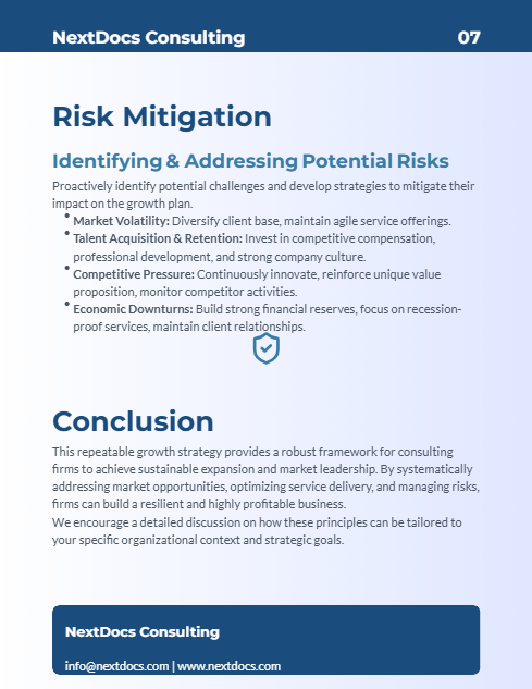 Growth Strategy for Consulting Firms
