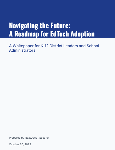 EdTech Adoption Roadmap for K-12 Leaders