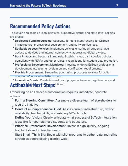 EdTech Adoption Roadmap for K-12 Leaders