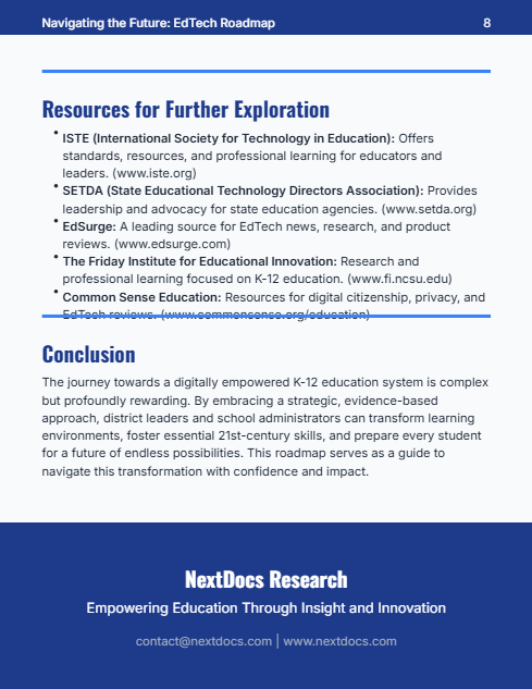 EdTech Adoption Roadmap for K-12 Leaders