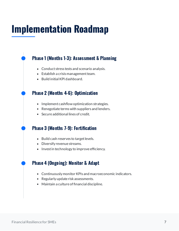 SME Financial Resilience Strategy
