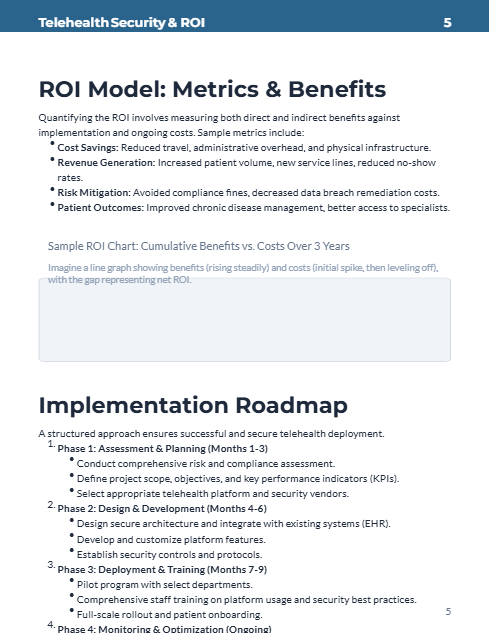 Telehealth Security & ROI Whitepaper