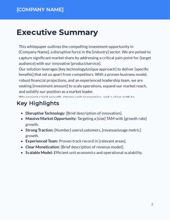 Investor Whitepaper: Growth & Risk Thesis