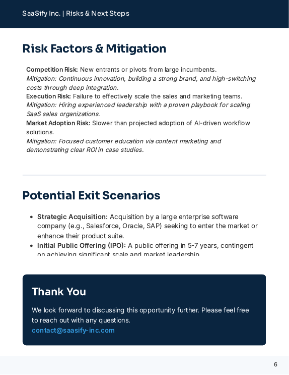 Investor Whitepaper: Series A SaaS Growth Case