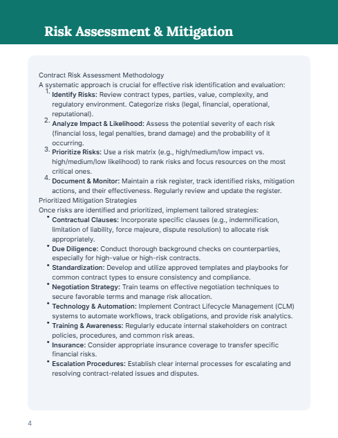 Contract Risk Compliance Guide for SMEs