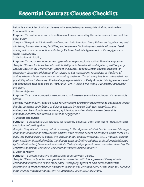 Contract Risk Compliance Guide for SMEs