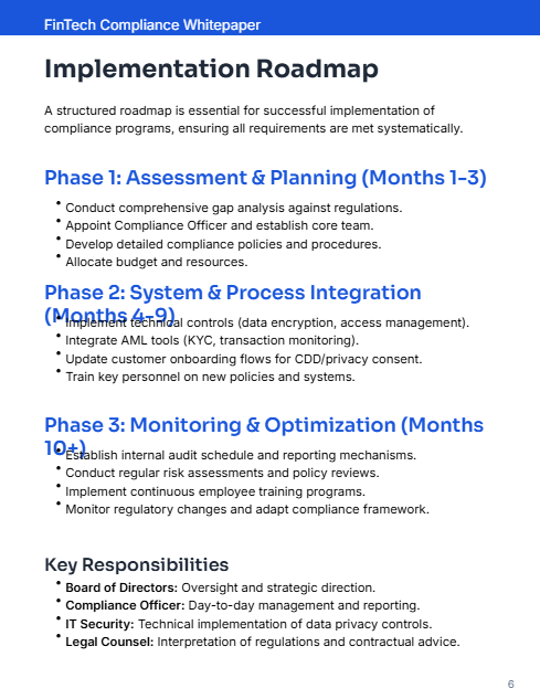 FinTech Regulatory Compliance: Privacy & AML