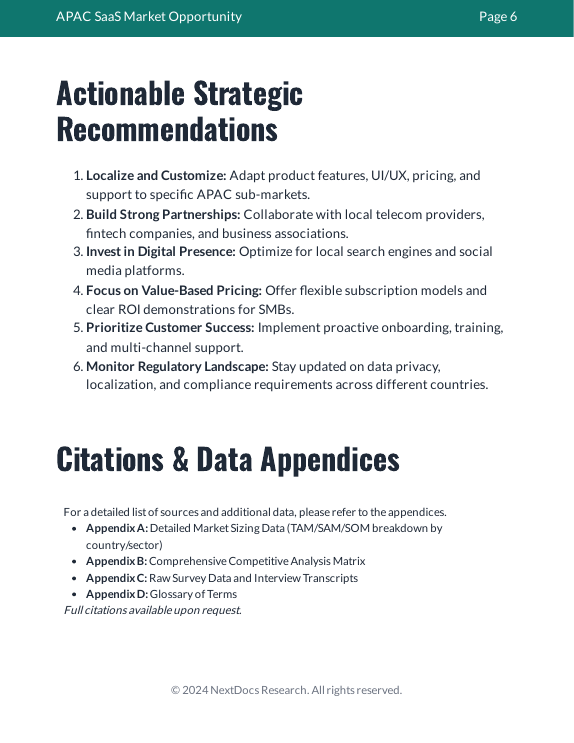 SaaS Market Growth Report — APAC SMBs