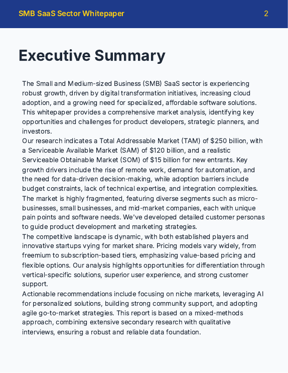 SMB SaaS Market Trends & Forecast