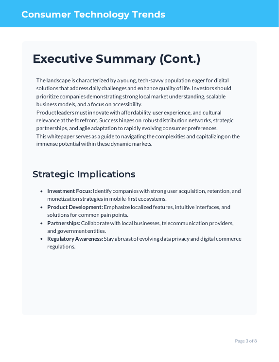 Emerging Markets Consumer Tech Trends