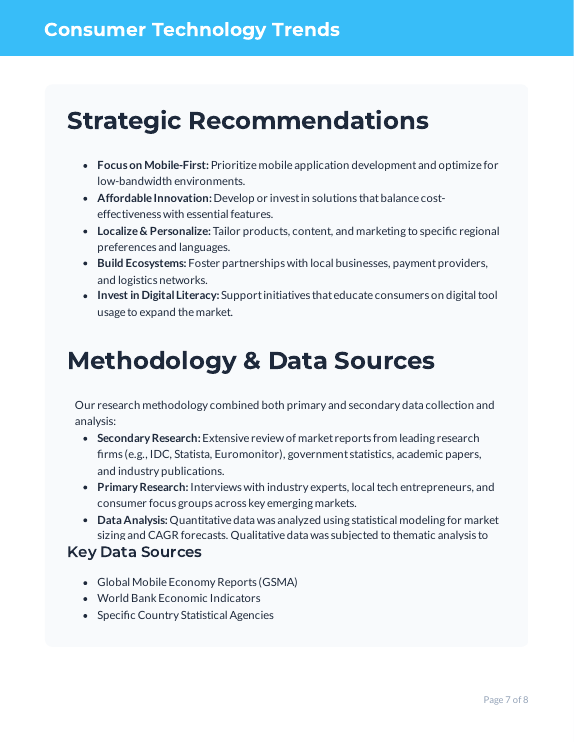 Emerging Markets Consumer Tech Trends