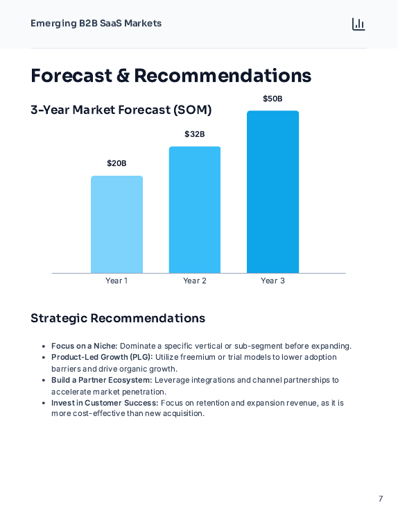 Emerging B2B SaaS Market Research Brief
