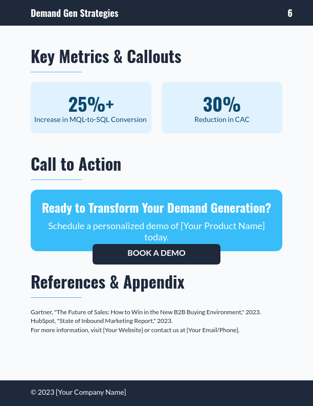 B2B SaaS Demand Gen Whitepaper