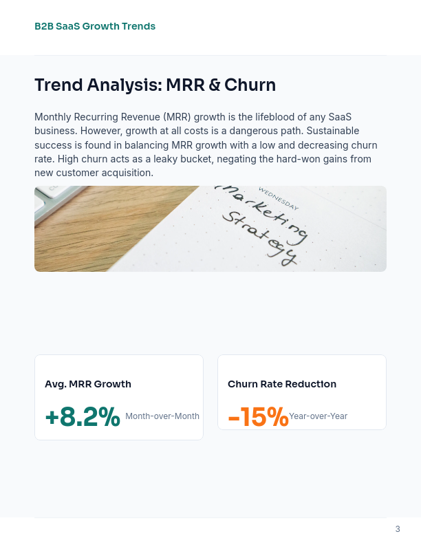 Monthly B2B SaaS Growth Insights