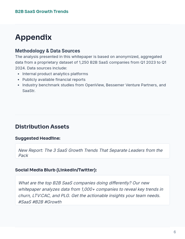 Monthly B2B SaaS Growth Insights