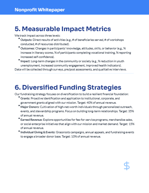 Nonprofit Impact & Fundraising Roadmap