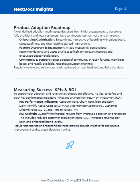 B2B SaaS Product Adoption Whitepaper