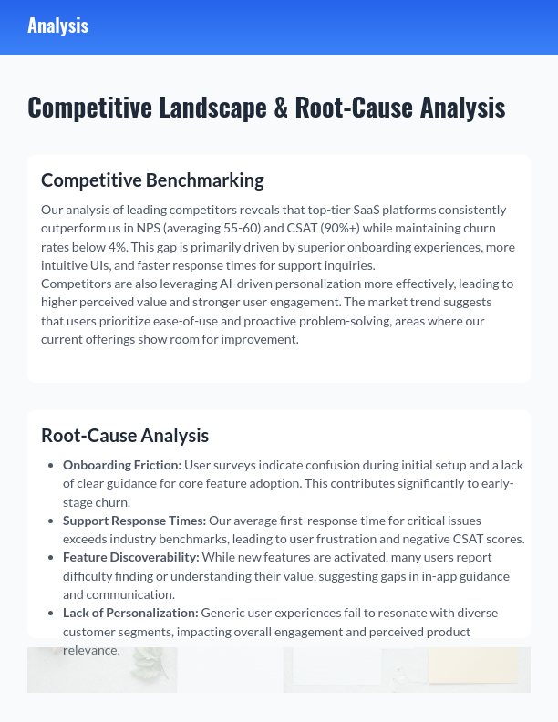 Quarterly CX Insights for SaaS Growth