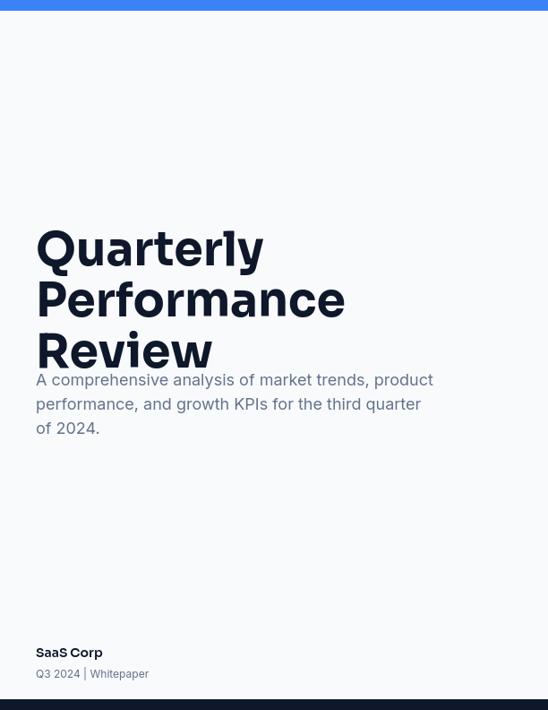 Quarterly Market Insights for SaaS Leaders
