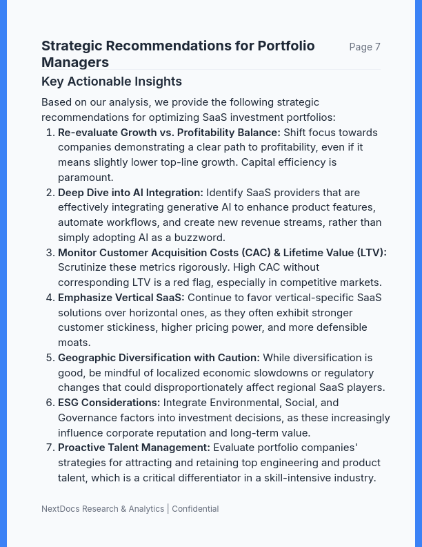 Quarterly Market Outlook for SaaS Investors