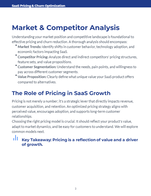 Mid-Market SaaS Pricing & Retention Strategy