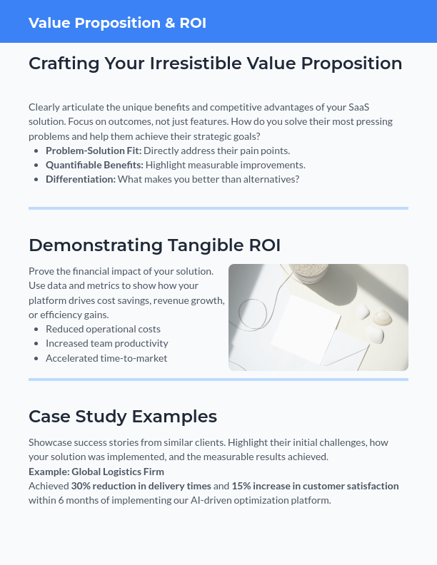 Enterprise SaaS Sales Playbook
