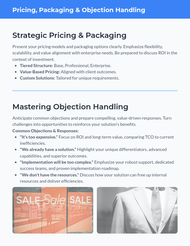 Enterprise SaaS Sales Playbook